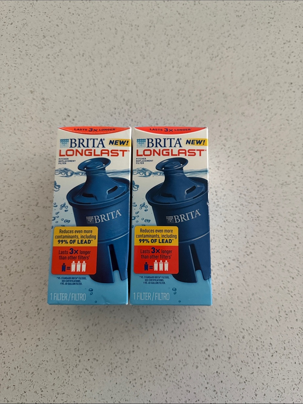 Brita Longlast Replacement Water Filter - Blue
